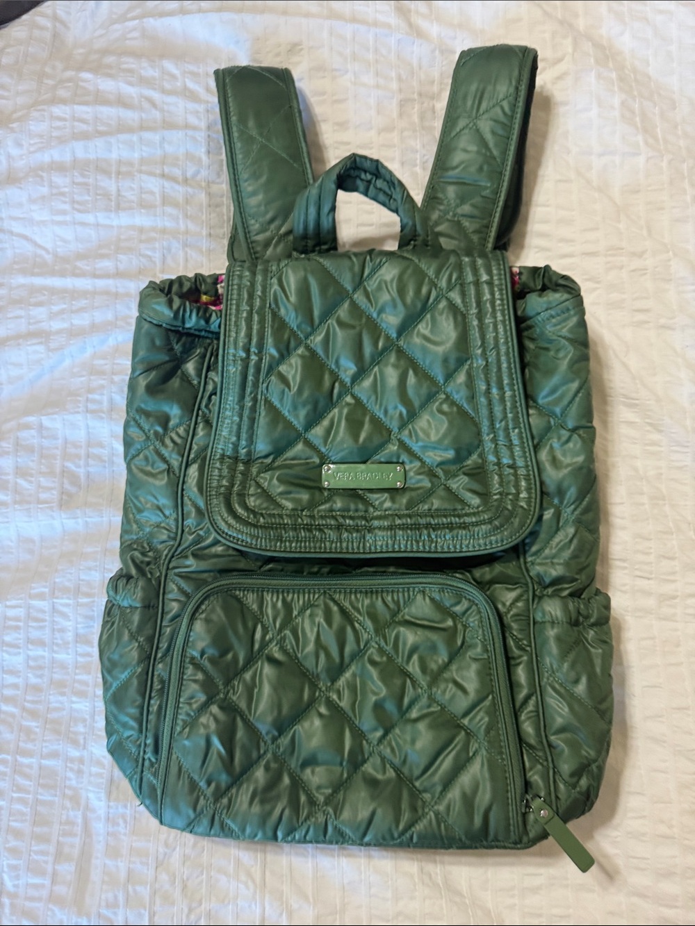 Vera Bradley Green Backpack Tote - Women Bags